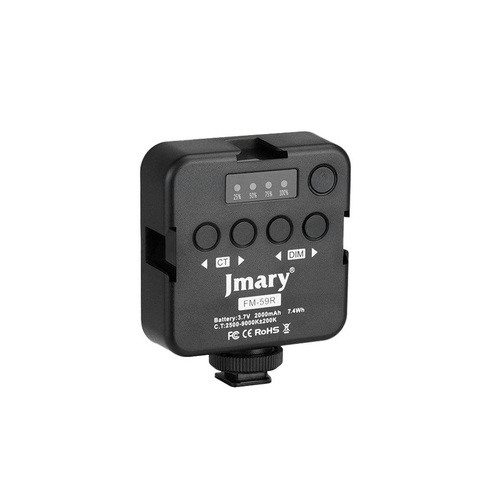 Jmary FM-59R Telefon-Kamera Üstü Pilli Aydınlatma Işığı Jmary FM-59R Telefon-Kamera Üstü Pilli Aydınlatma Işığı